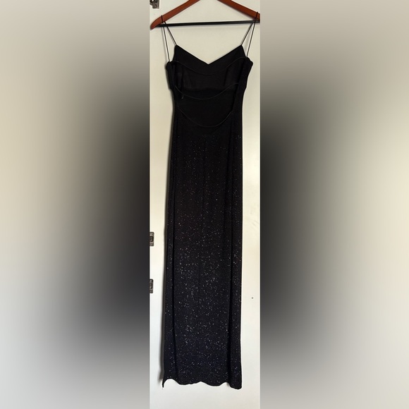 Vintage Sarria 90s Sparkly Cowl Neck Dress - Picture 4 of 12